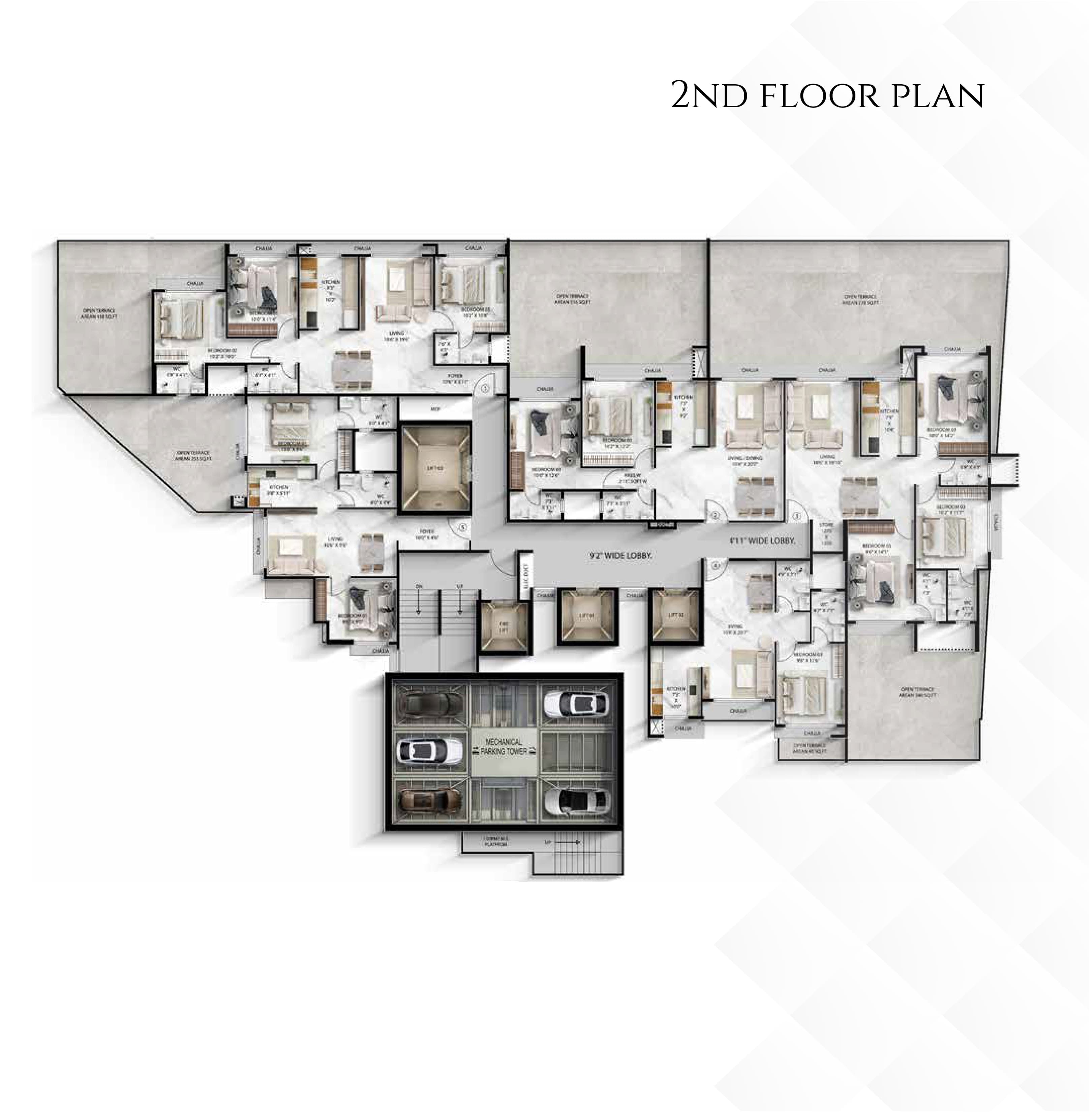 Arihant Amara Sky floor plan 2