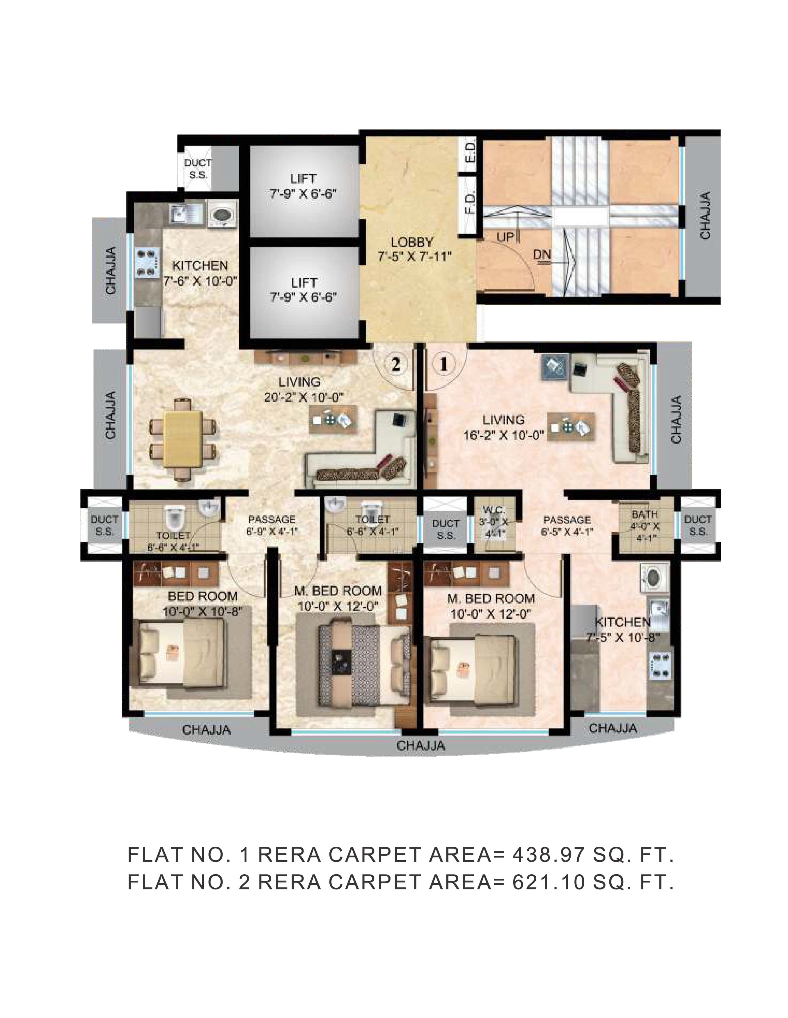 Arihant Oasis floor plan 2